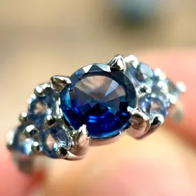 1.20ct Round Royal Blue Sapphire Nico