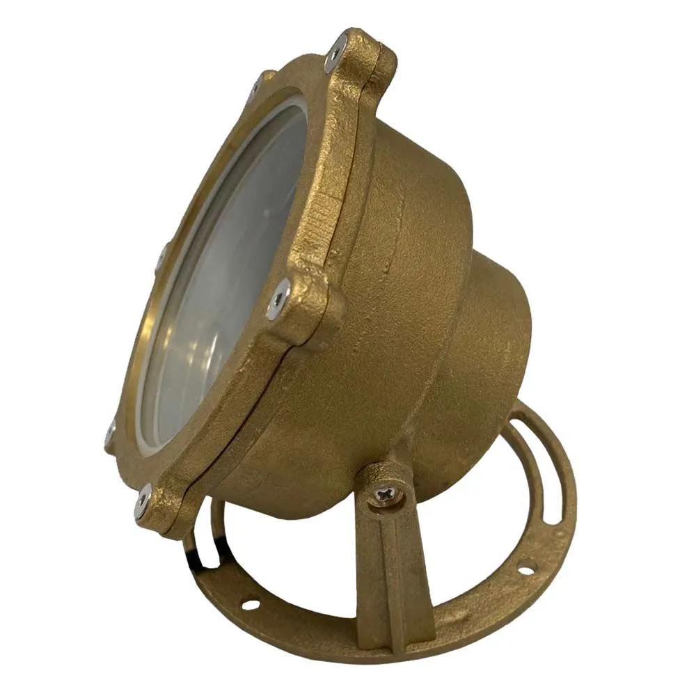 12V LED Landscape Flood/Underwater Accent Light Natural Brass