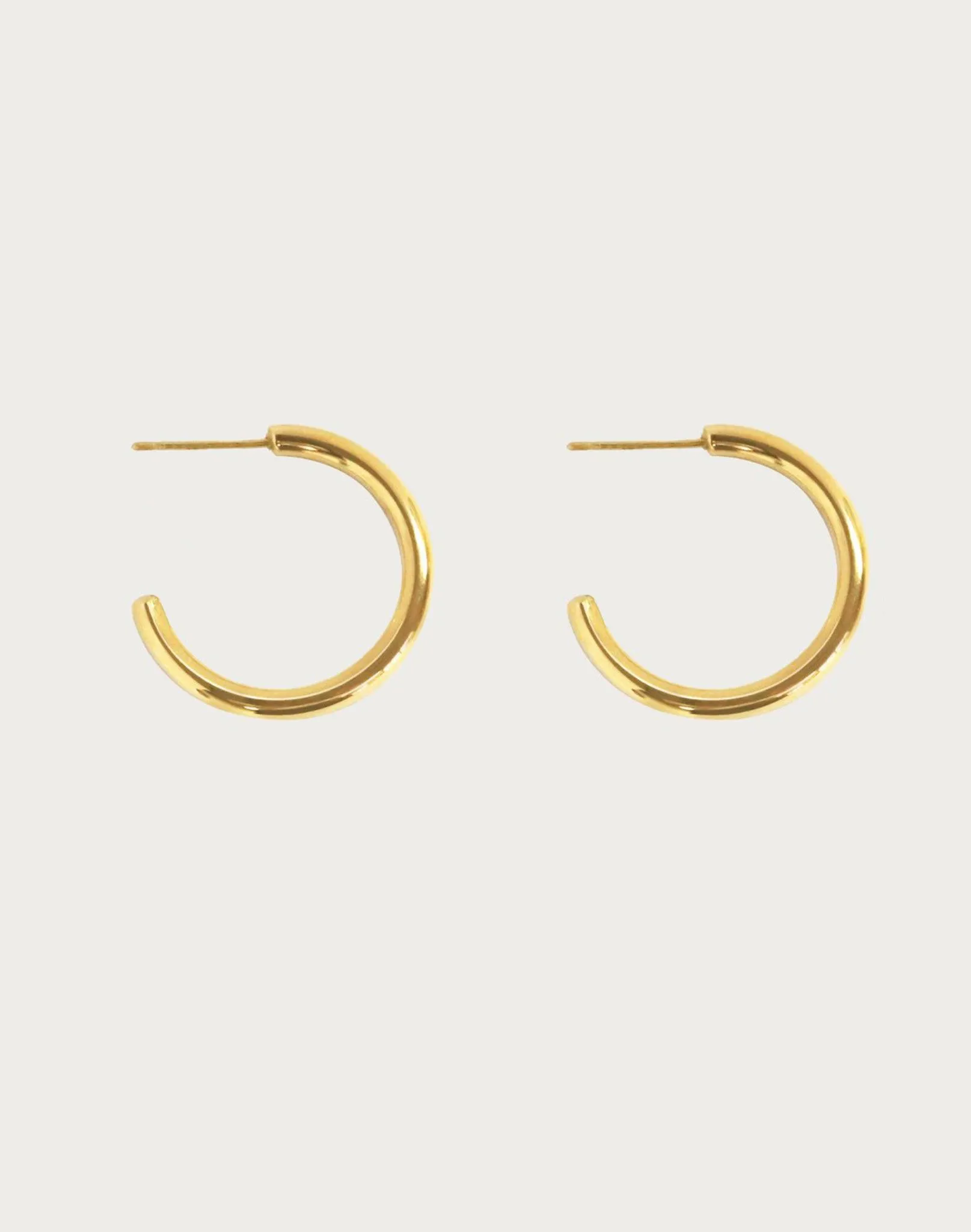 20mm Endless Hoop Earrings in Silver