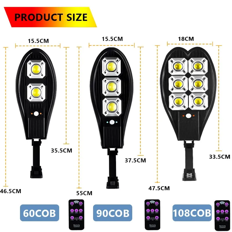 3000W Solar LED Waterproof Security Street Light