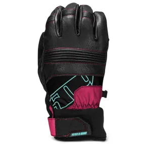 509  Free Range Snowmobile Gloves Insulated Waterproof Breathable Raspberry