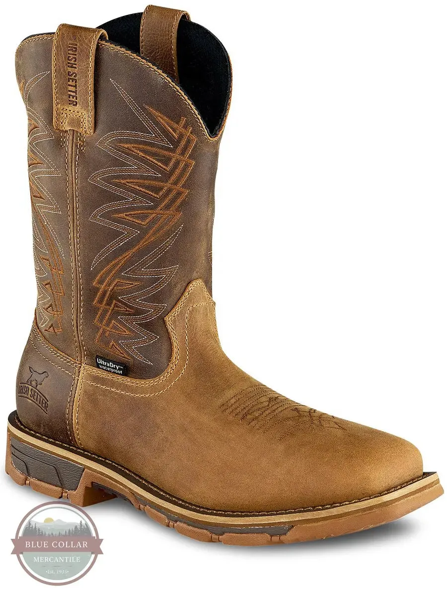 83912 Marshall 11" Waterproof Safety Square Toe Pull-On Work Boots