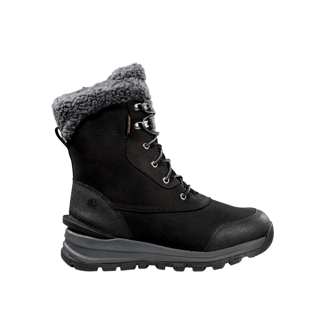 8" Women's Pellston Waterproof Insulated Winter Soft Toe Boot Black