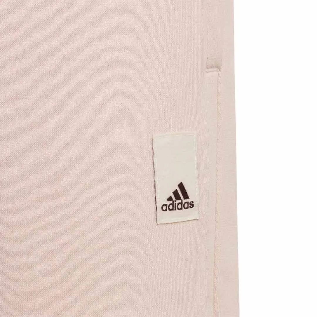 adidas - Girls' (Junior) Lounge Cotton Fleece Wide-Leg Pant (HR5839)