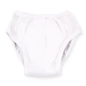 Adult Training Pants: White Cloud