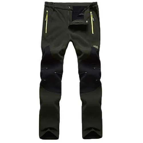 Autumn Winter Outdoor Sports Climbing Trousers Waterproof  Warm Thick Lovers Assault  Pants