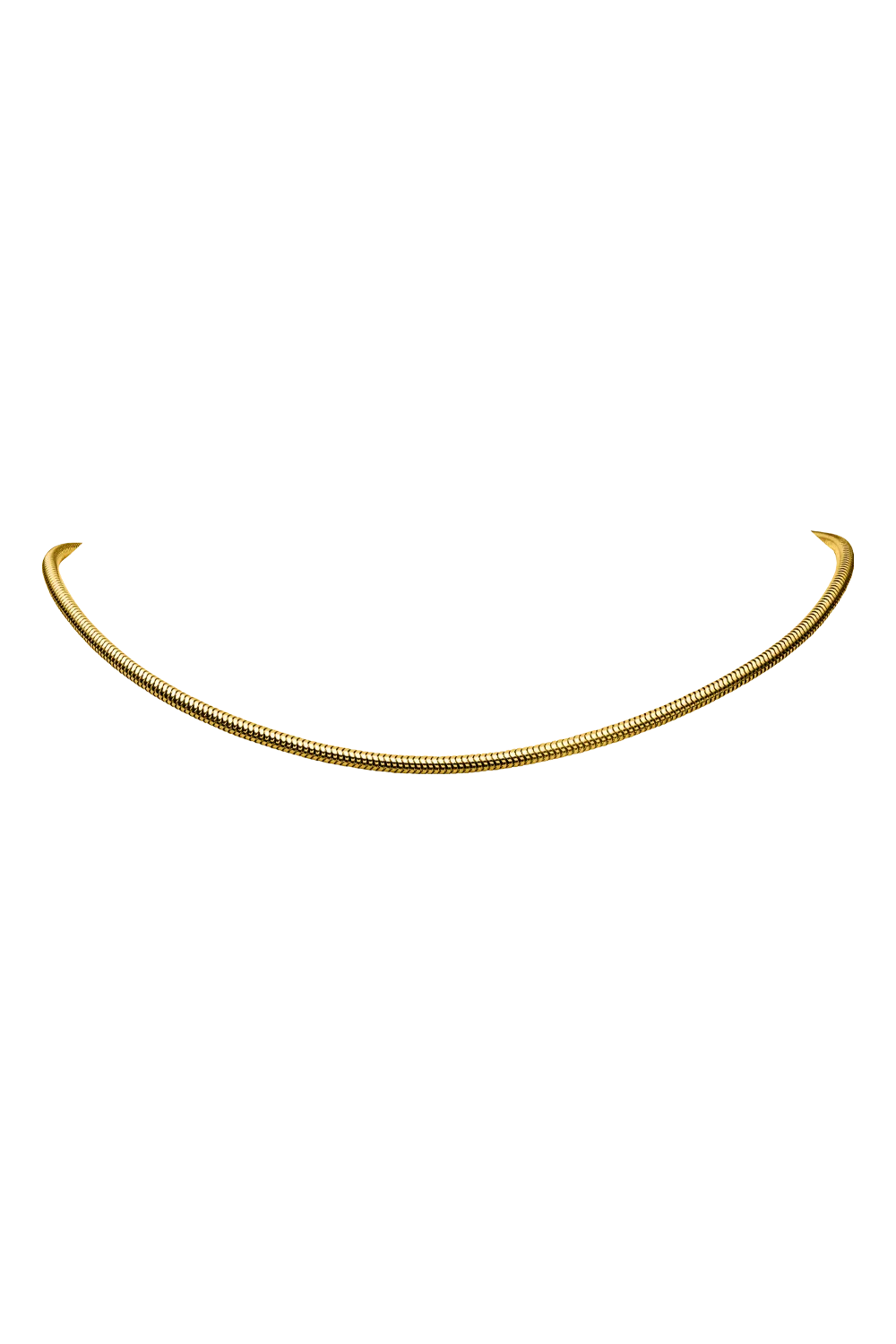 Avenue Snake Necklace 14K Gold Plated