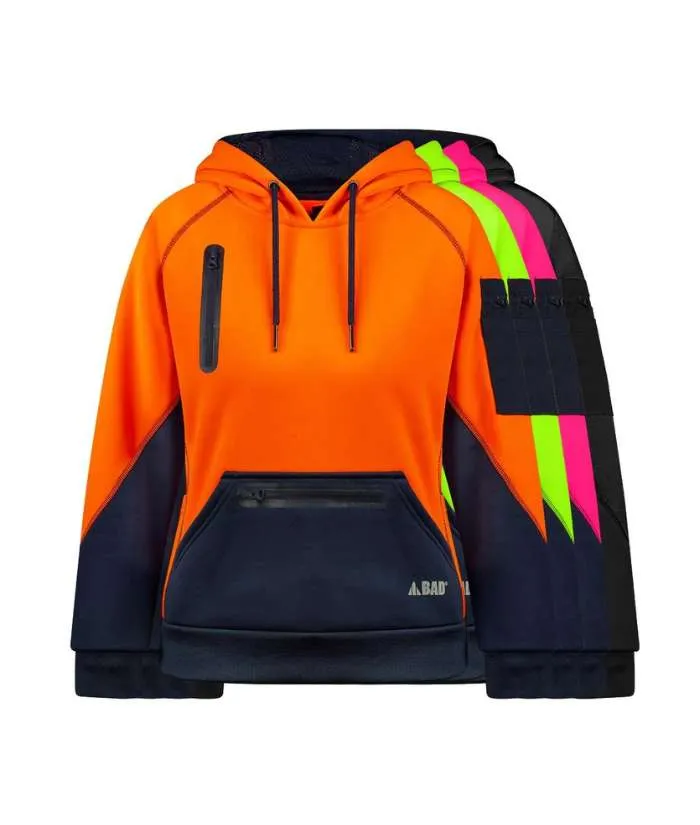 Bad Women's Waterproof Rain Defend Hi Vis Hoodie