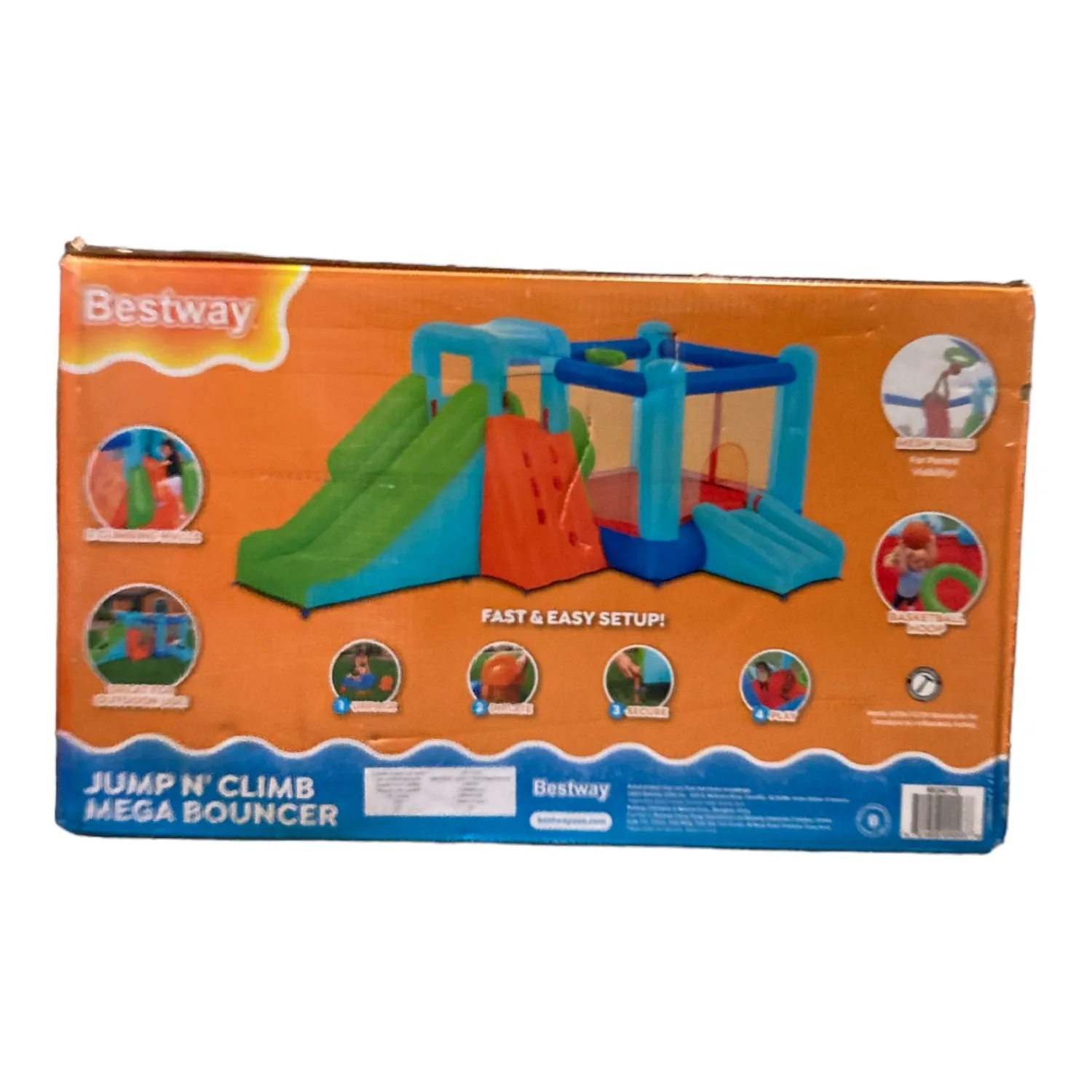 Bestway Jump 'n Climb Kids Inflatable Mega Bounce Park