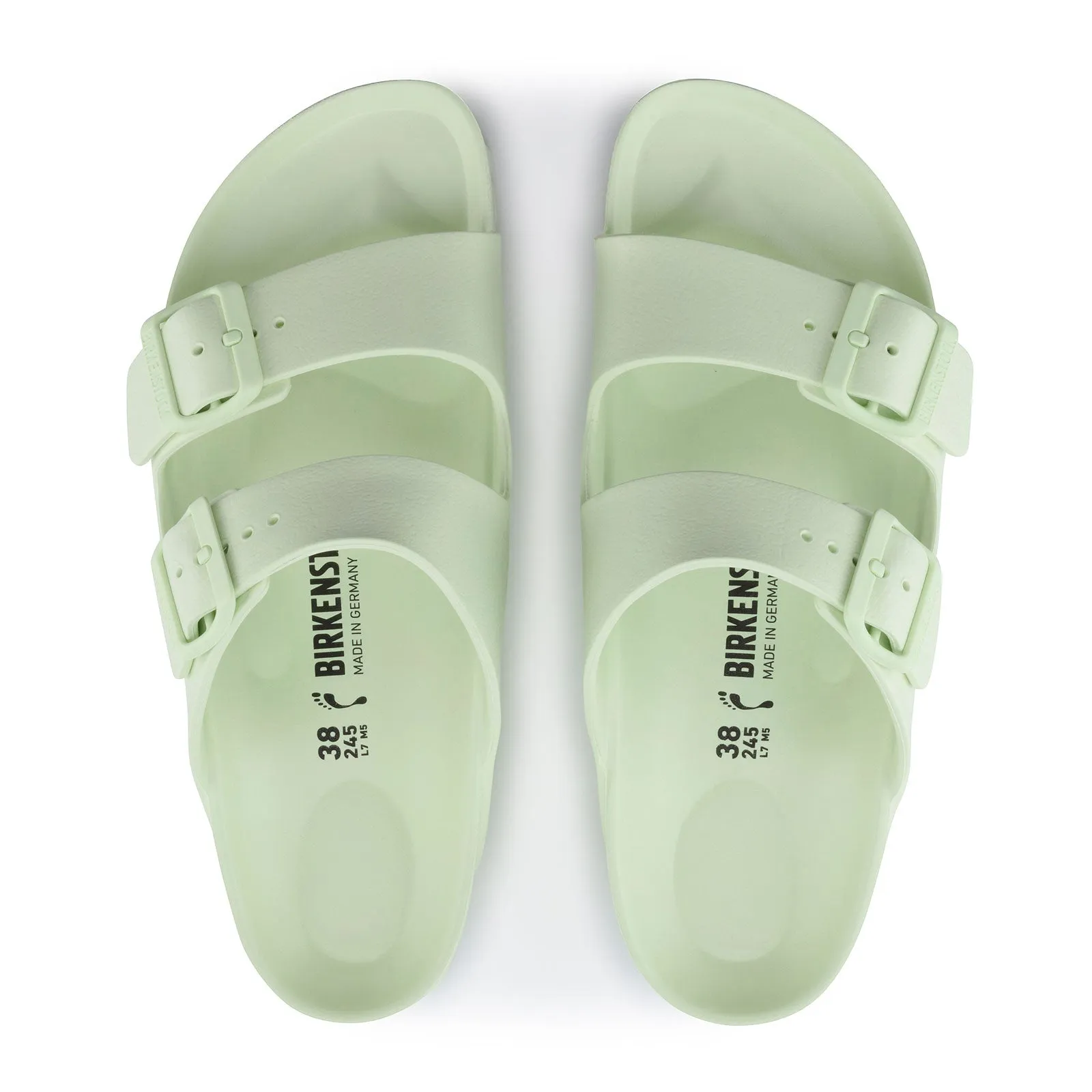 Birkenstock Arizona EVA Slide Sandal (Men) - Faded Lime