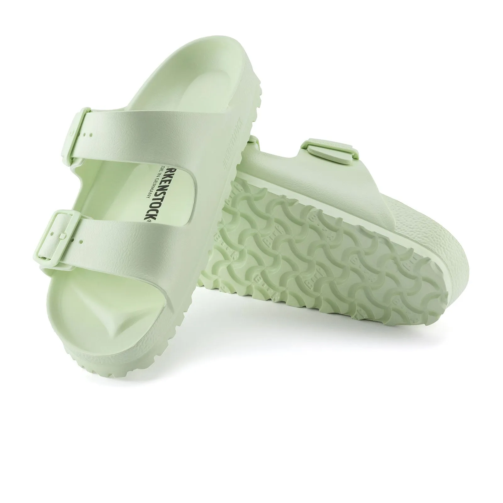 Birkenstock Arizona EVA Slide Sandal (Men) - Faded Lime