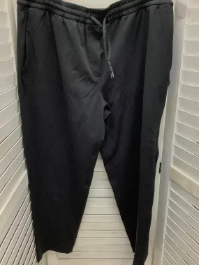 Black Athletic Pants Lululemon, Size Xl