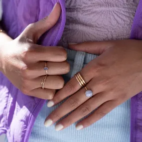 Blue Lace Agate Ring