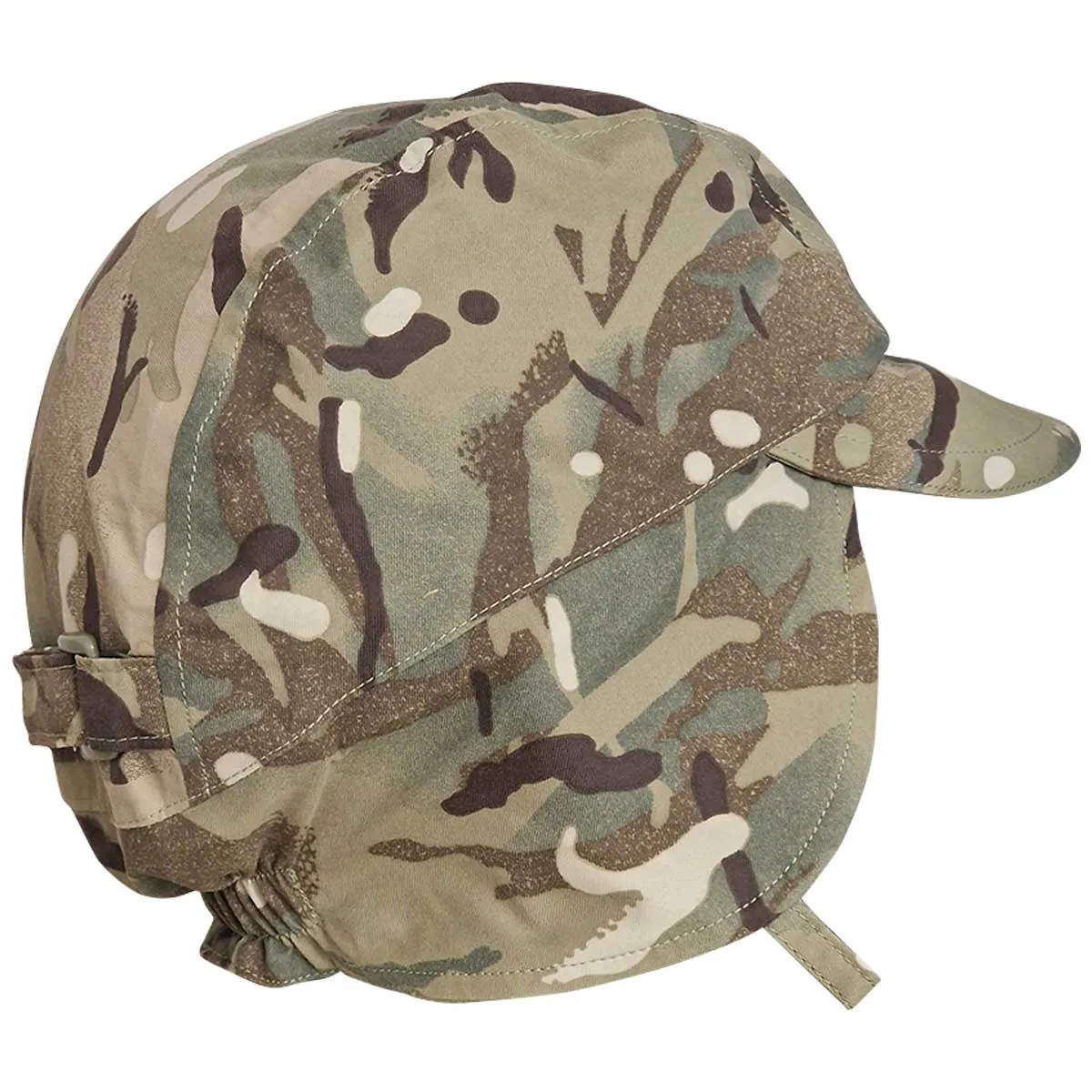 British Army Waterproof Cold Weather Cap No Chin Strap MTP - Grade 1