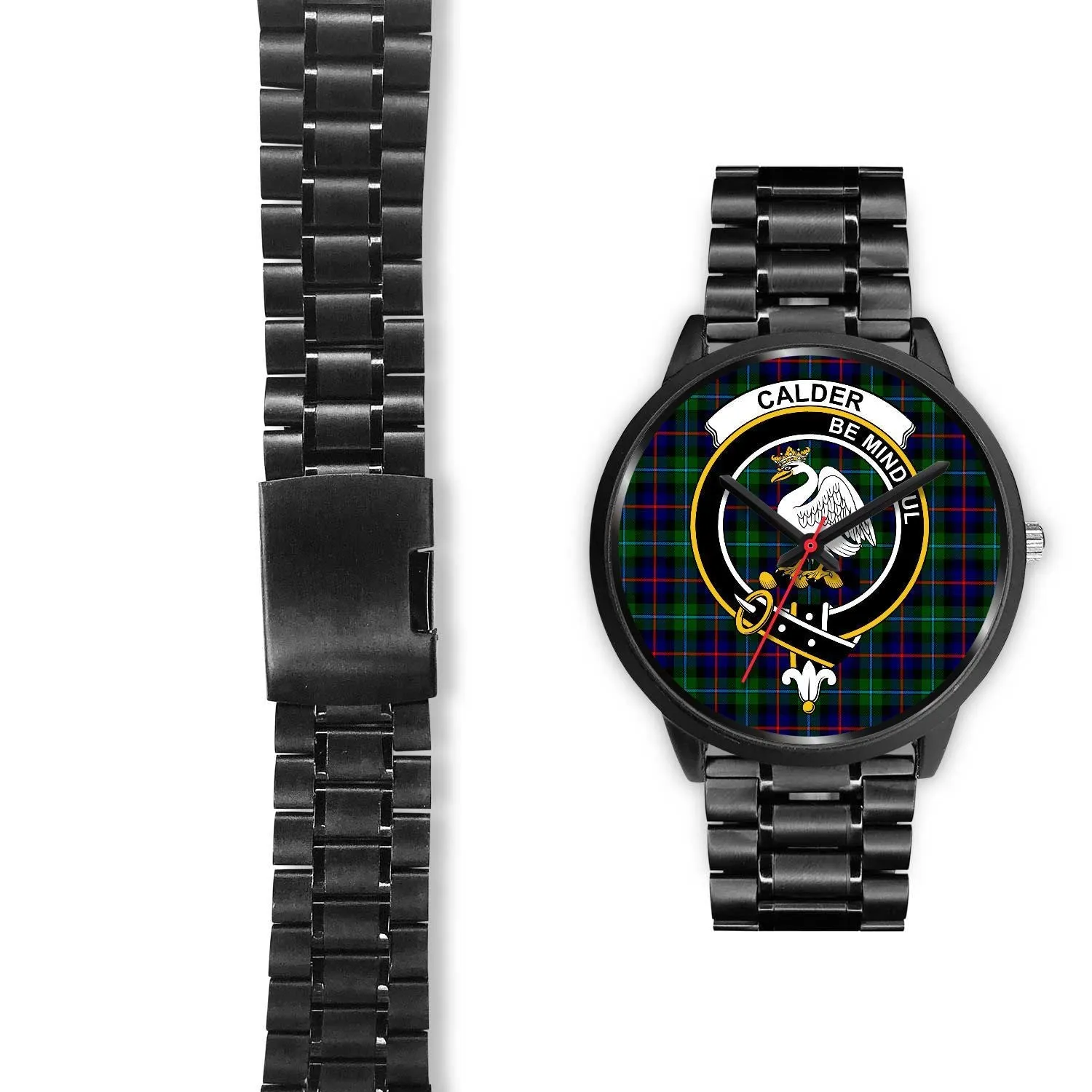 Calder Modern Clan Badge Tartan Black Watch