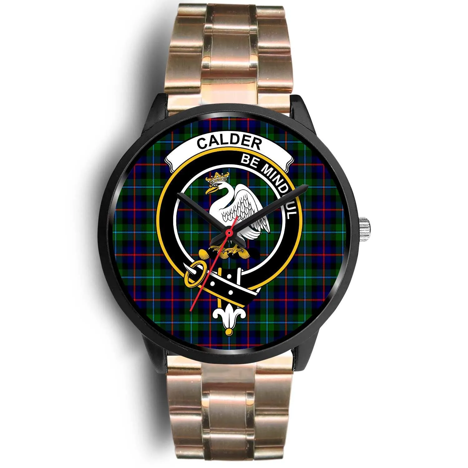 Calder Modern Clan Badge Tartan Black Watch