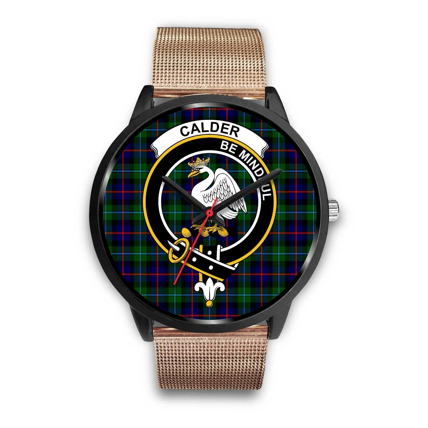 Calder Modern Clan Badge Tartan Black Watch