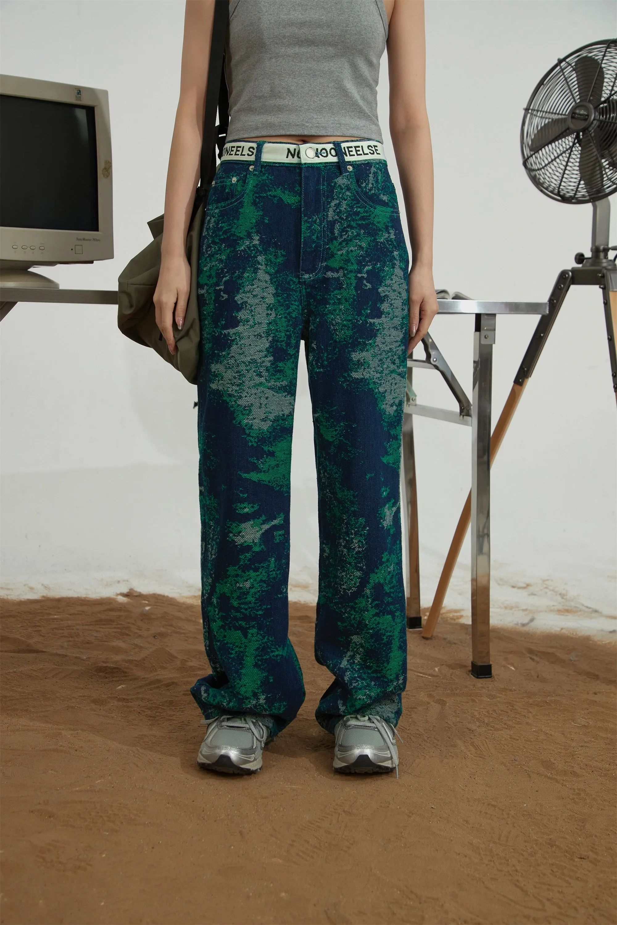 Cameo Wide Jeans Pants