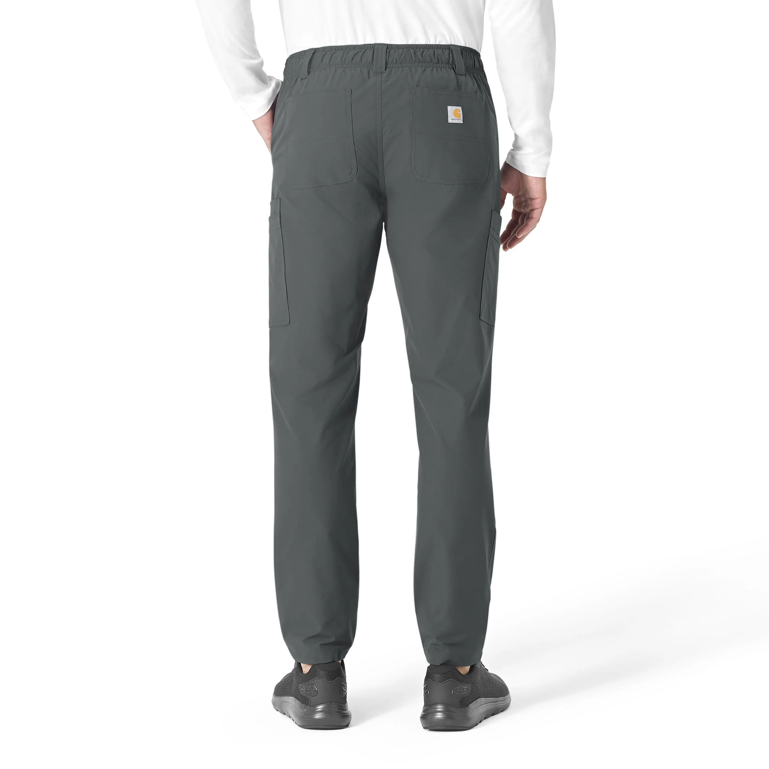 Carhartt Force Essentials Men's Straight Leg Cargo Scrub Pant - Pewter