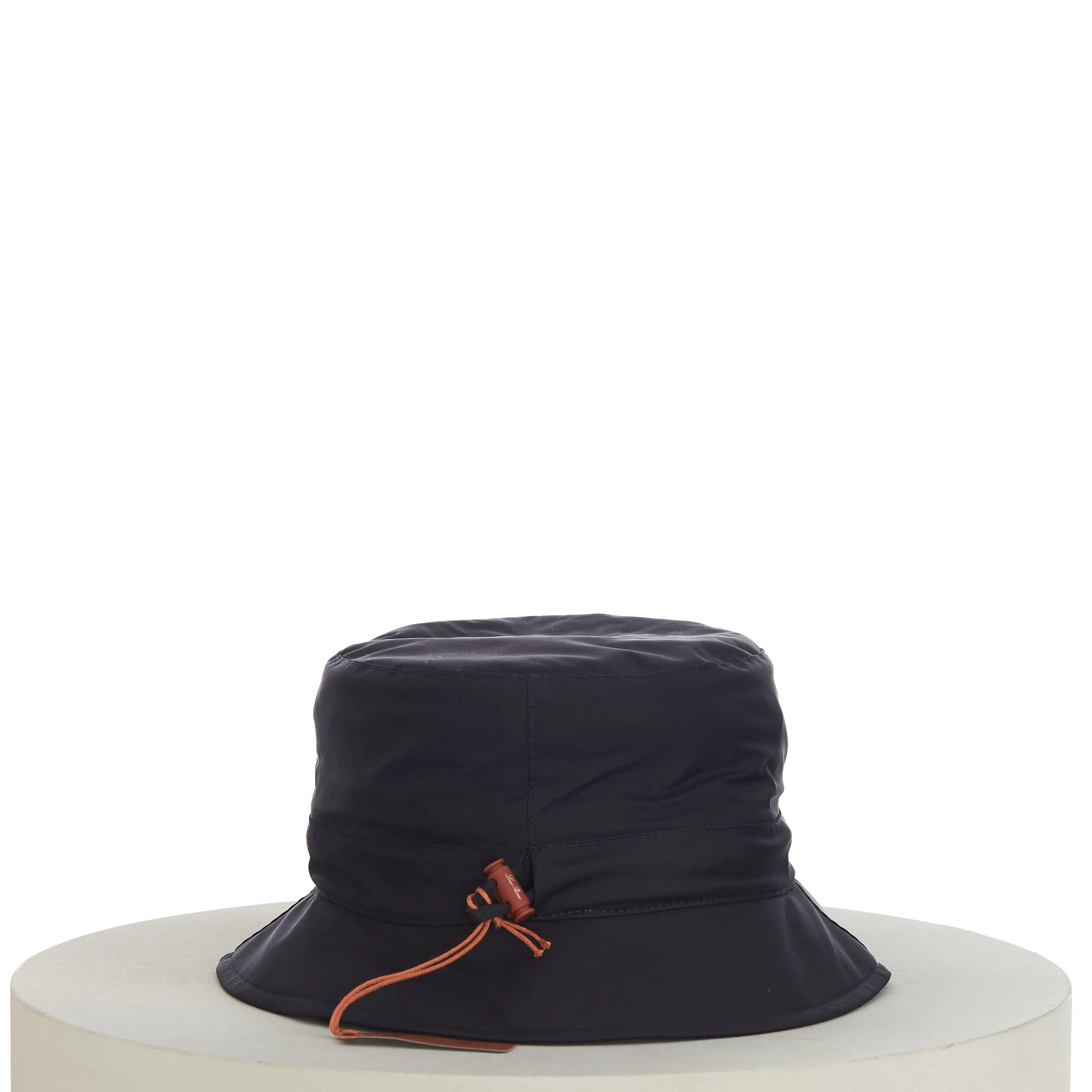 Cityleisure Hat In Navy Blue Technical Fabric - Storm System