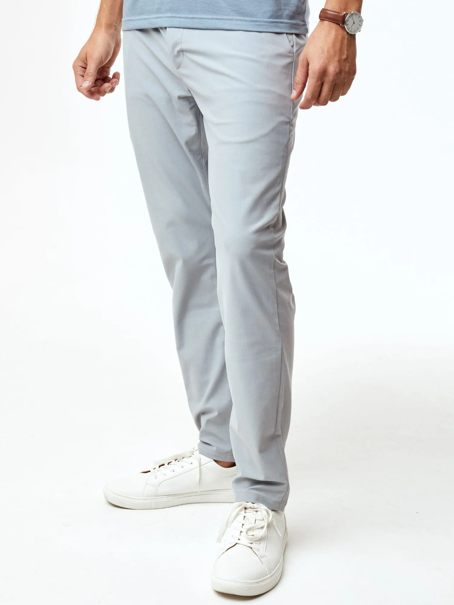 Cloud Grey Stretch Tech Pant