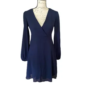 Cupshe Blue Long Sleeve Dress Layered Size Small