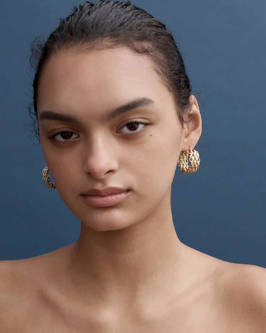 Danielle Earrings in Gold