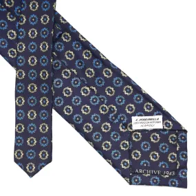 DARK BLUE SILK TIE