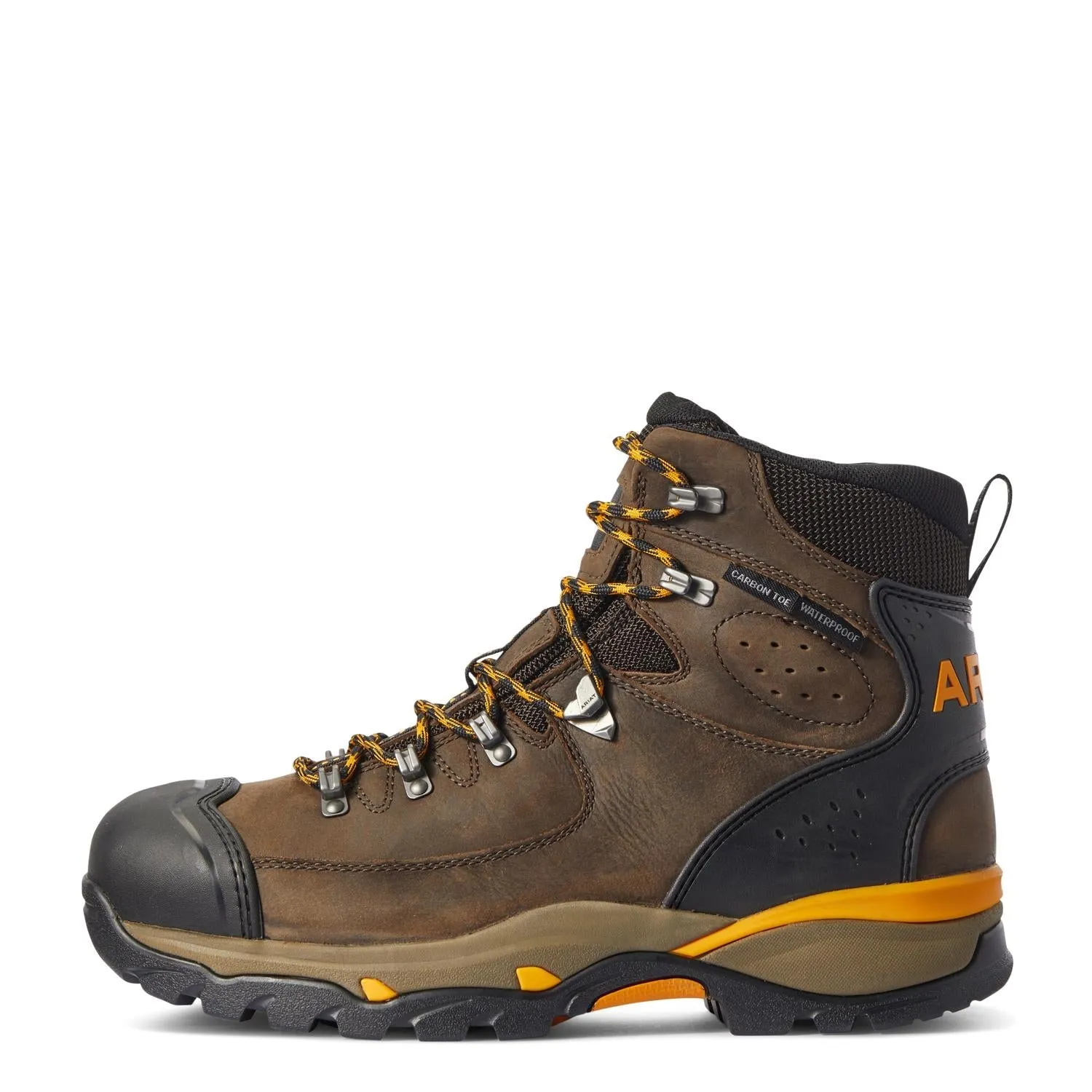 Endeavor 6 inch Carbon-Toe Waterproof Work Boot Chocolate Brown