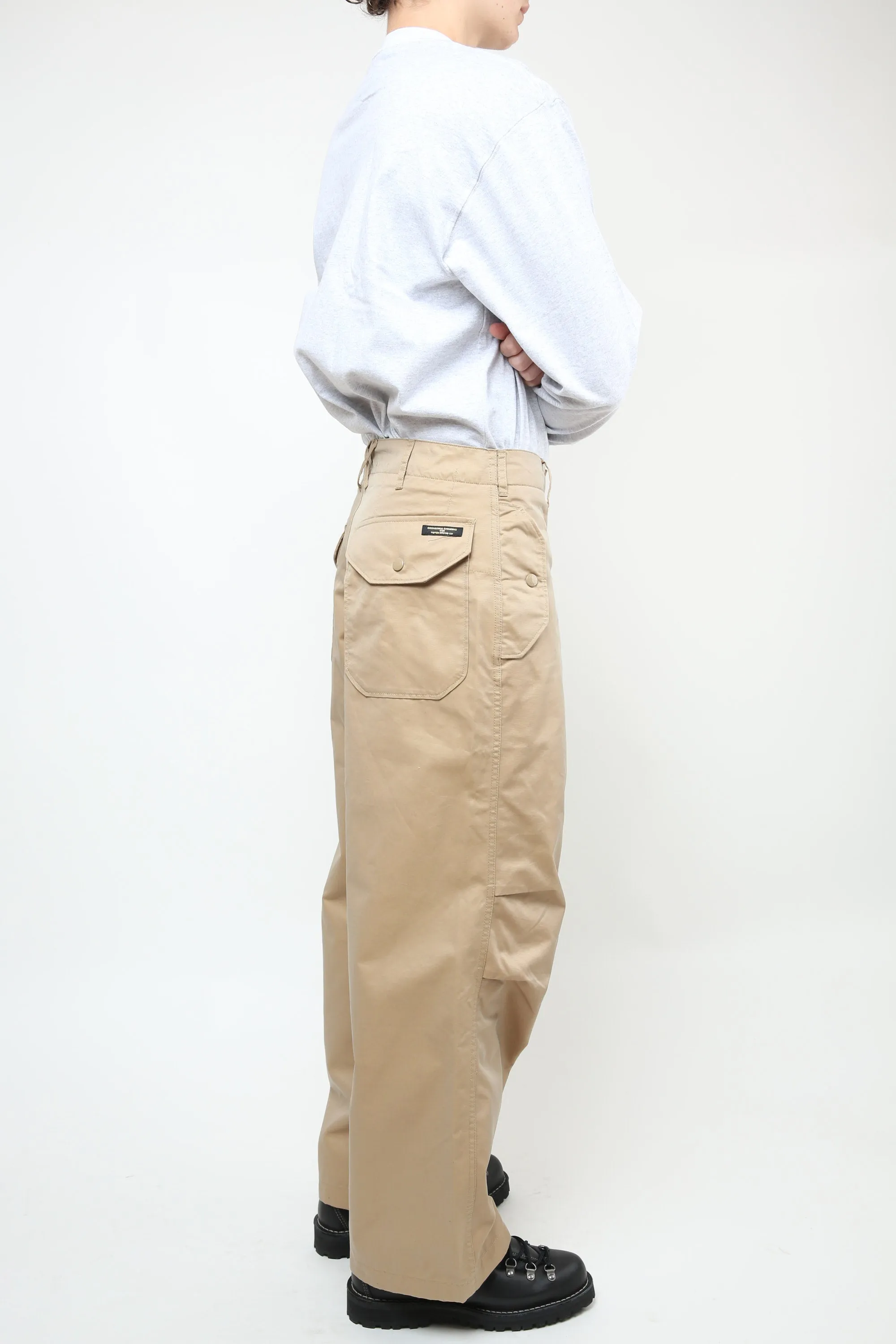 Engineered Garments x Totem EXCLUSIVE Over Pant - Khaki PC Iridescent Twill