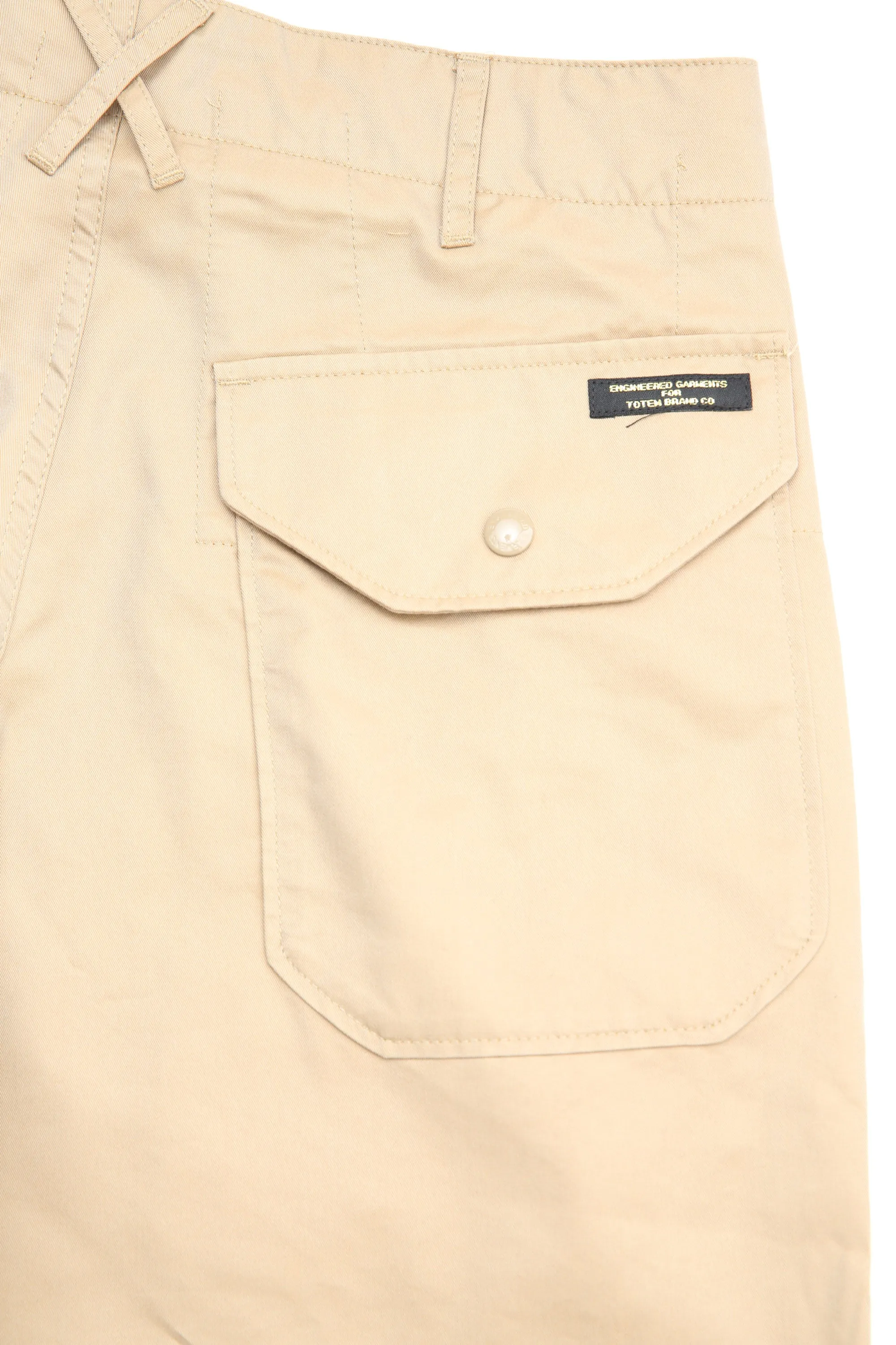 Engineered Garments x Totem EXCLUSIVE Over Pant - Khaki PC Iridescent Twill