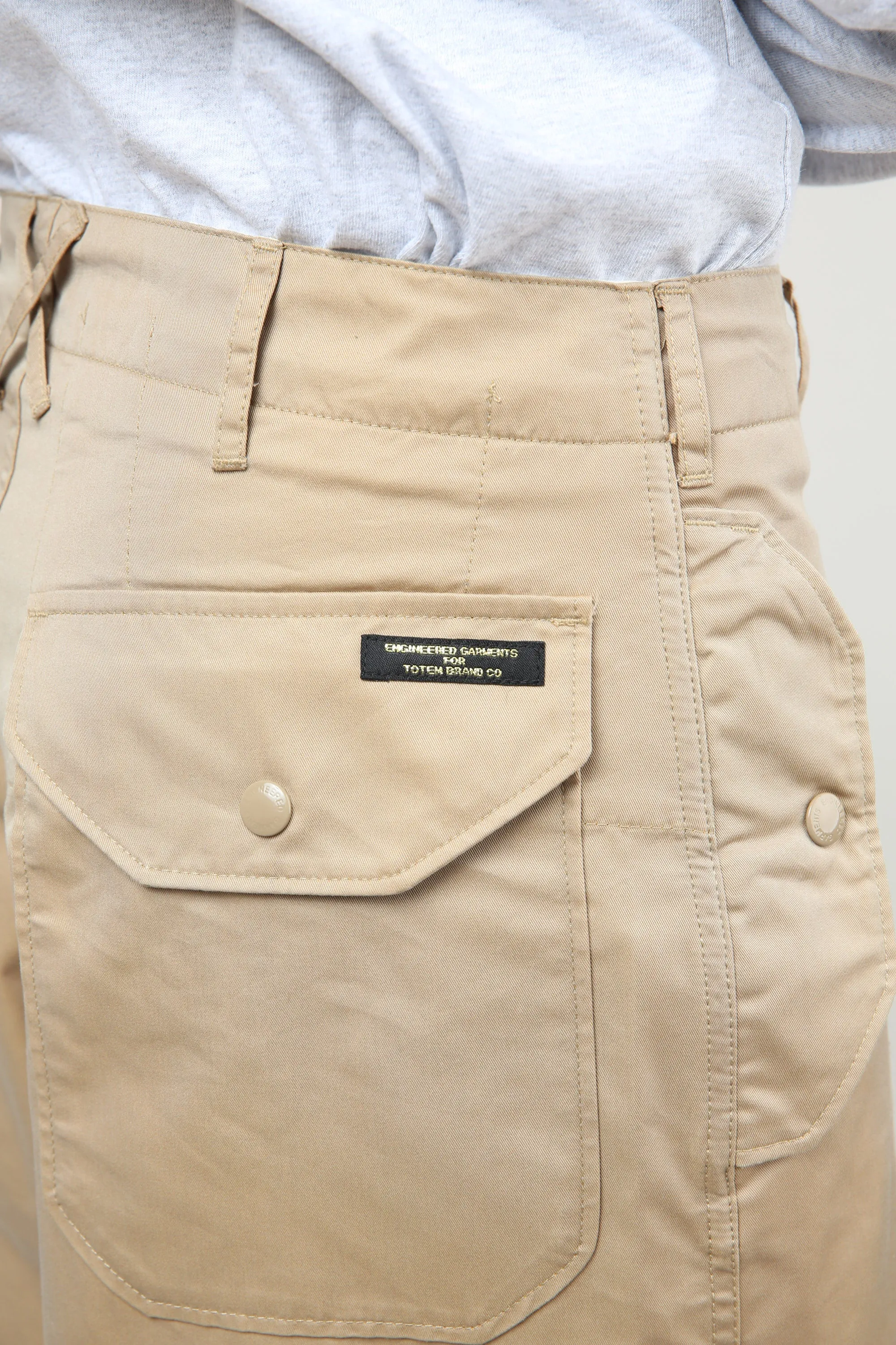 Engineered Garments x Totem EXCLUSIVE Over Pant - Khaki PC Iridescent Twill