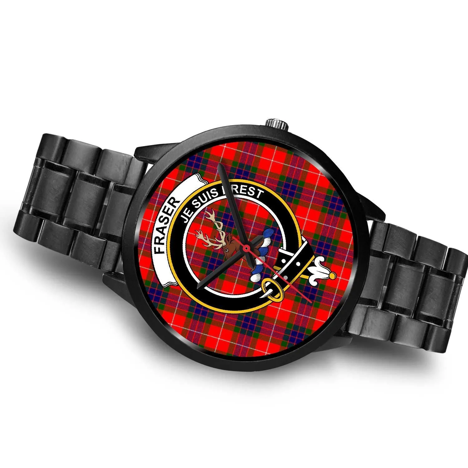 Fraser Modern Clan Badge Tartan Black Watch