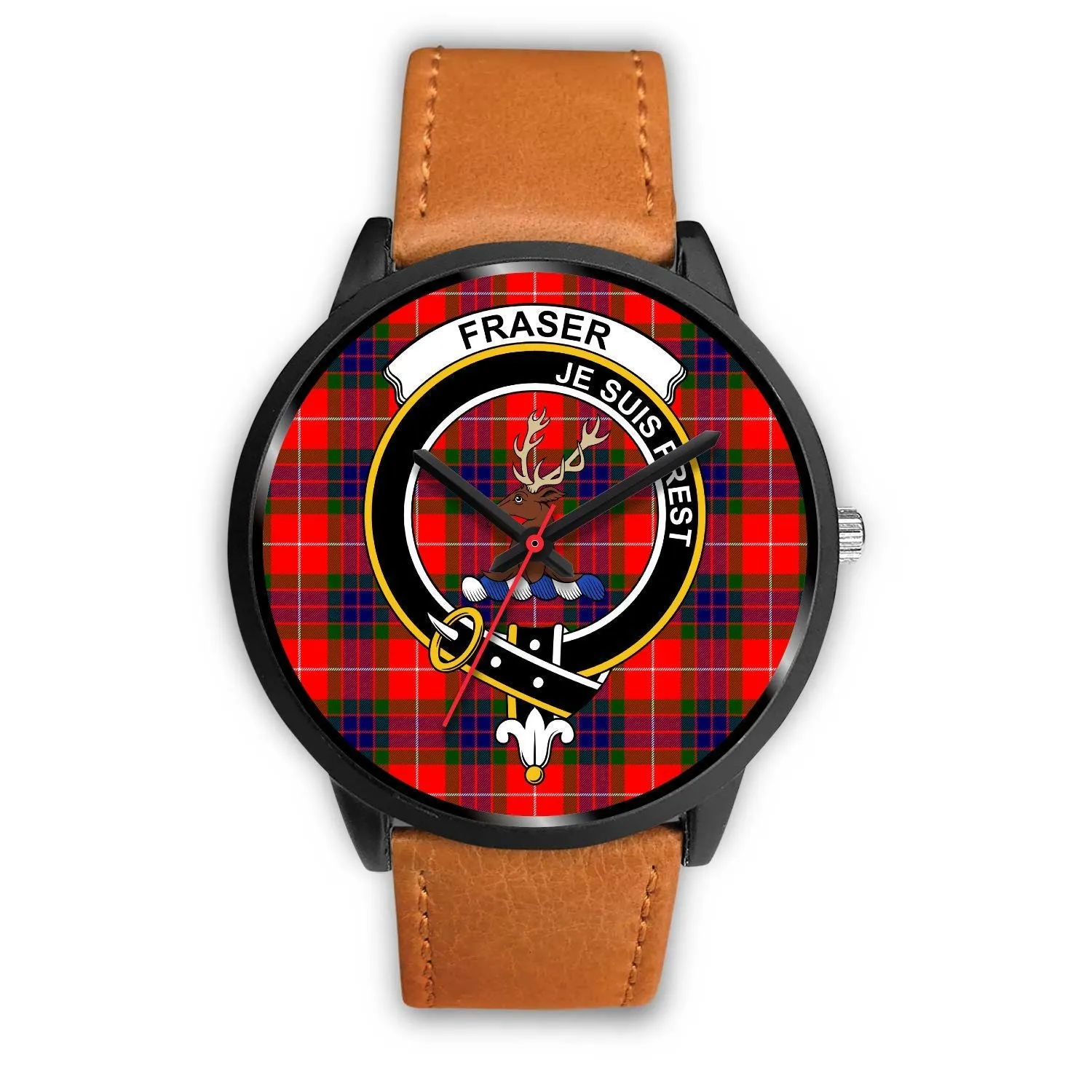 Fraser Modern Clan Badge Tartan Black Watch