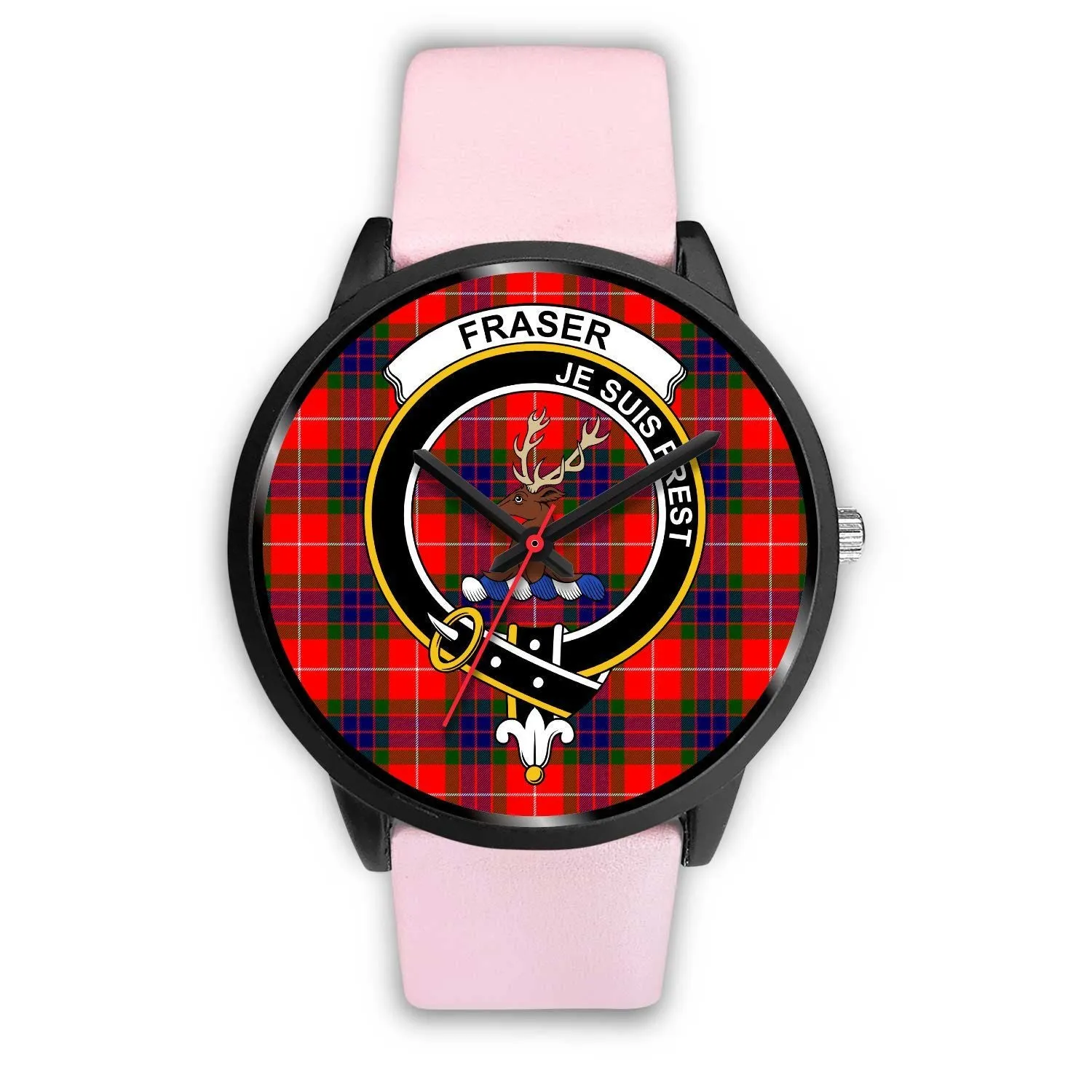 Fraser Modern Clan Badge Tartan Black Watch