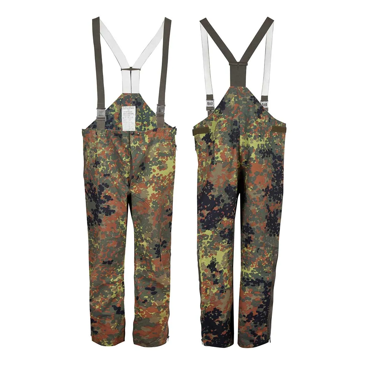 German Army Goretex Over Trousers Flecktarn Camo