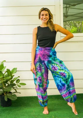 H2856- Tie Dye Harem Pants