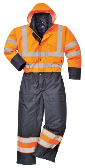 Hi Vis Coveralls Lined