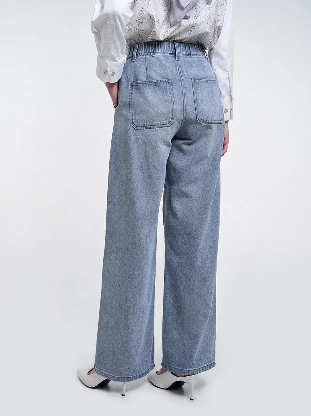 JESSIE DENIM PANTS LIGHT BLUE