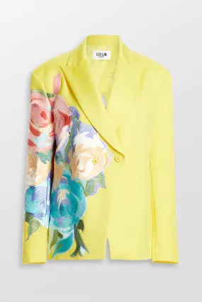 Jocelyn Embroidered Split Floral Blazer