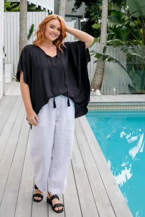 Kaftan Top - Black