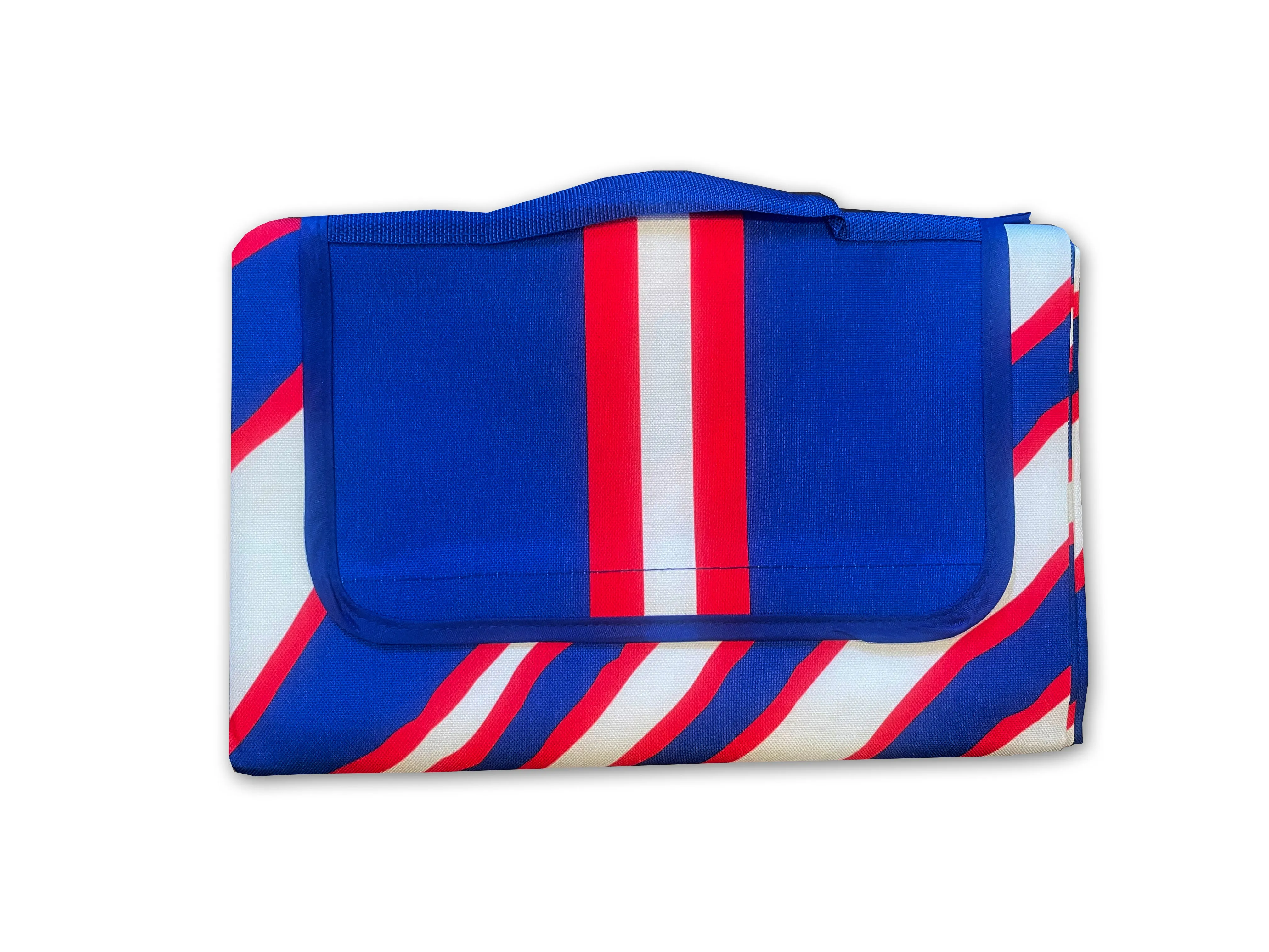 Mafia Stripes - Fold Up Waterproof 80" x 60" Picnic blanket mat