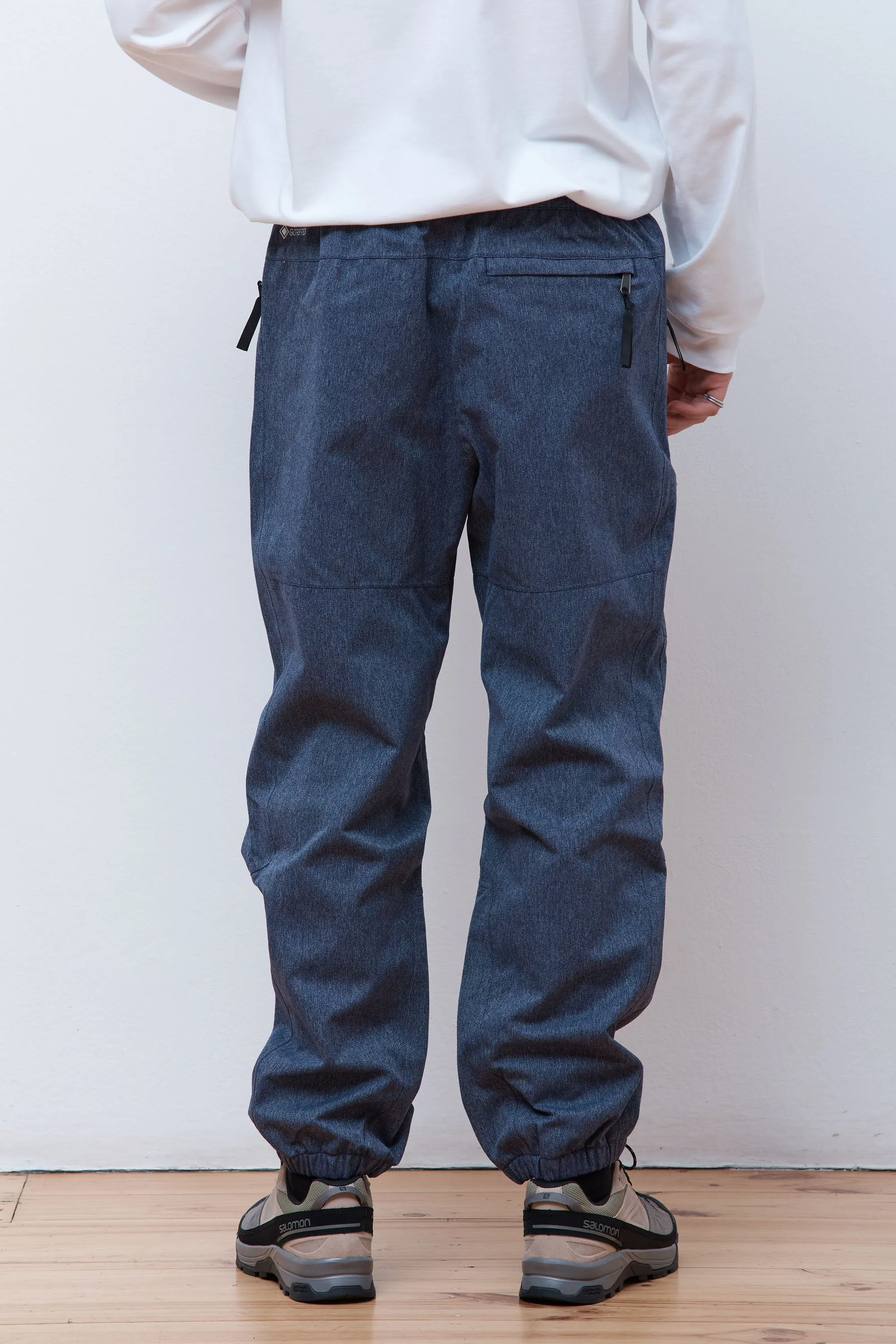 M's GTX Mountain Pants Denim Blue-Black