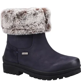 Navy Alice Mid Boots