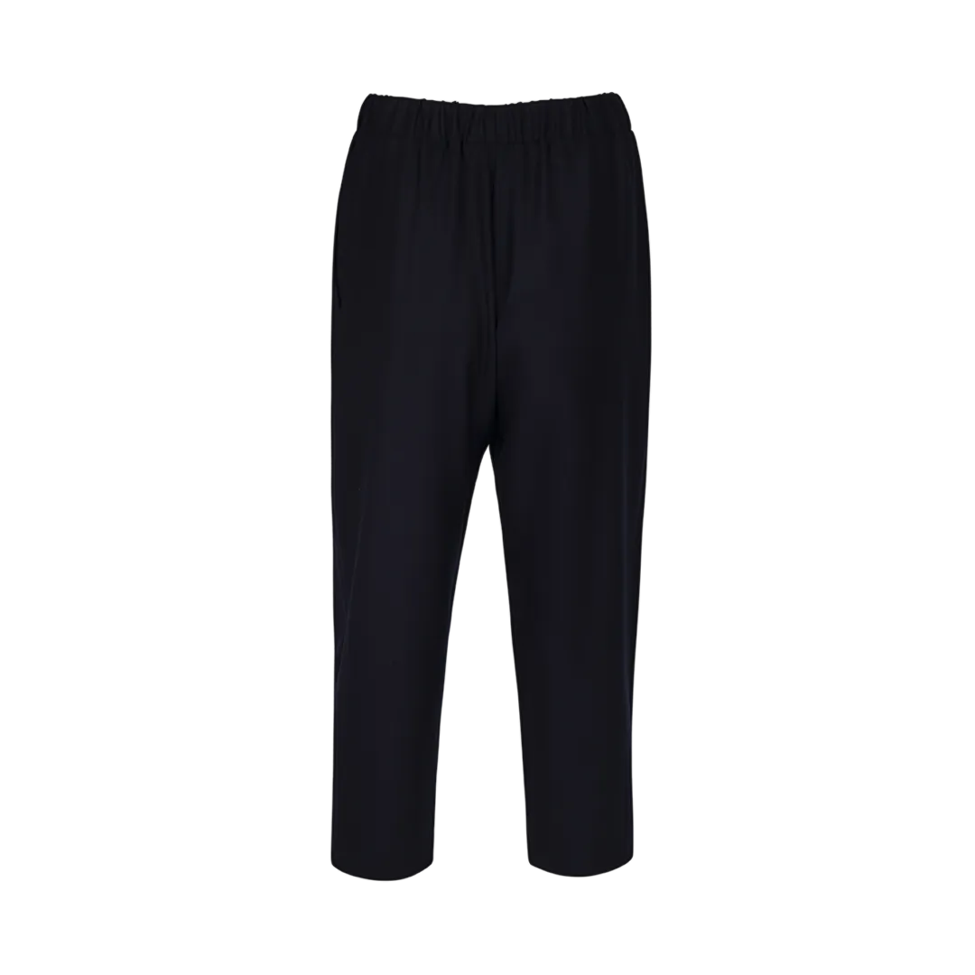 Navy Blue Carrot Pants