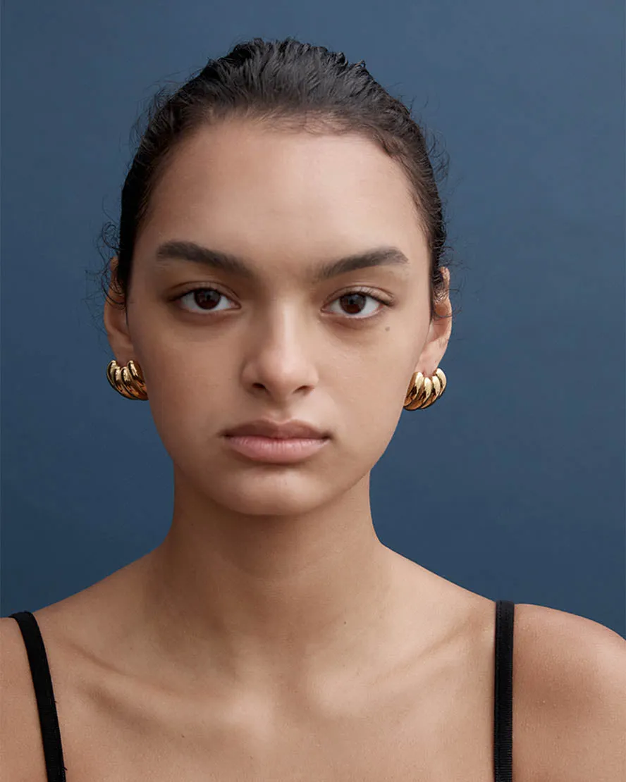 Nova Earrings in Gold