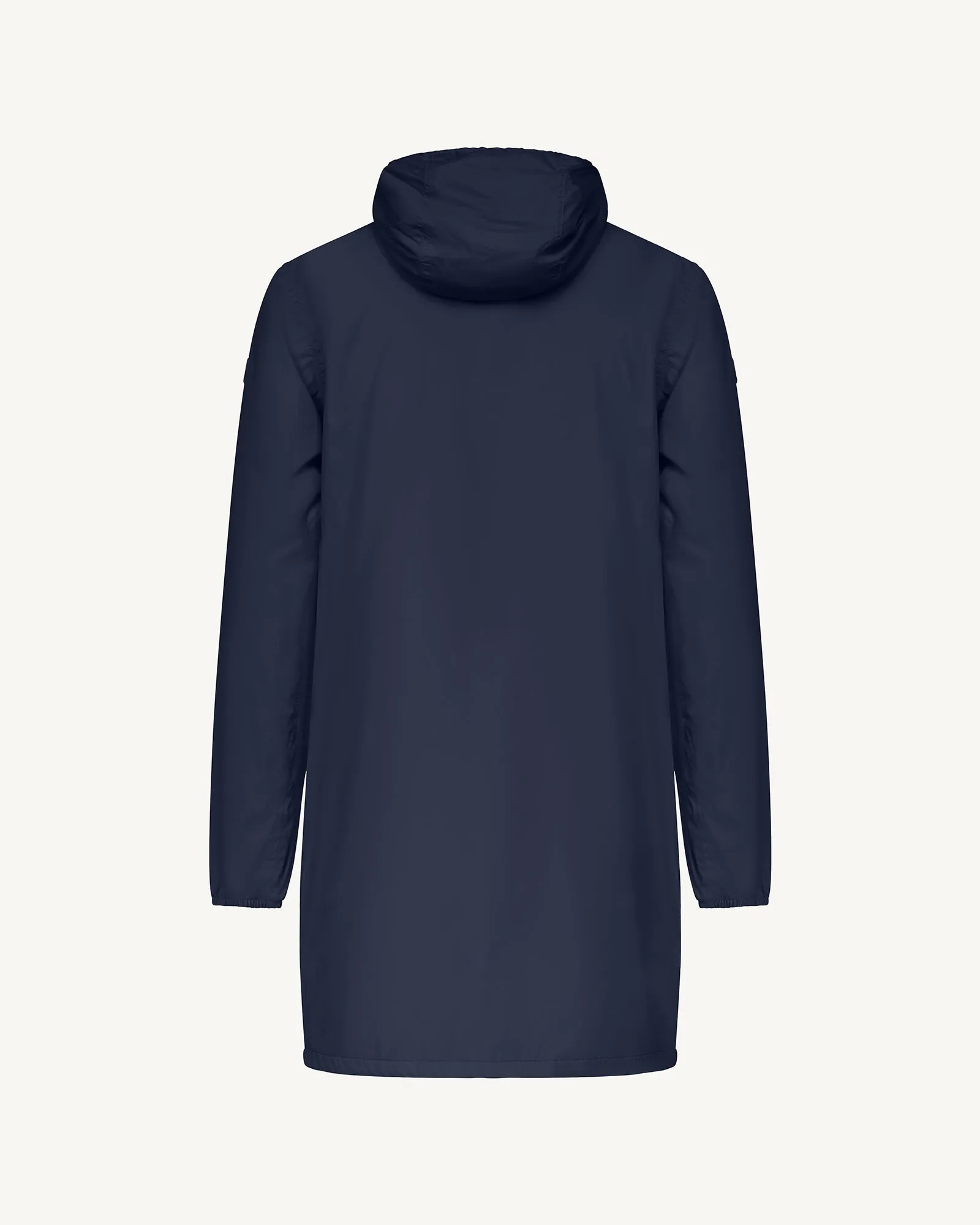 Oban Polar fleece-lined long waterproof jacket Navy