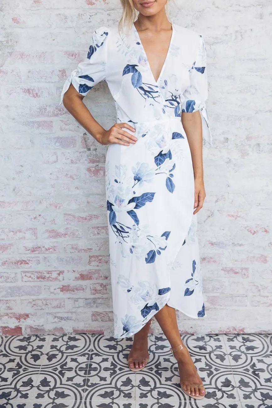 OLD TEMPLATE Carmen Dress - White Floral