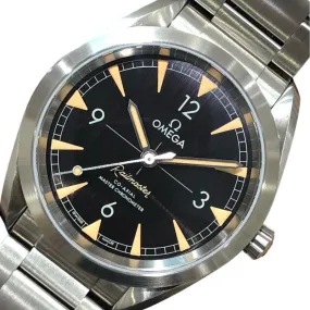 Omega Seamaster Railmaster Co-Axial Master Chronometer 220.10.40.20.01.001 Black Watch Men's Used