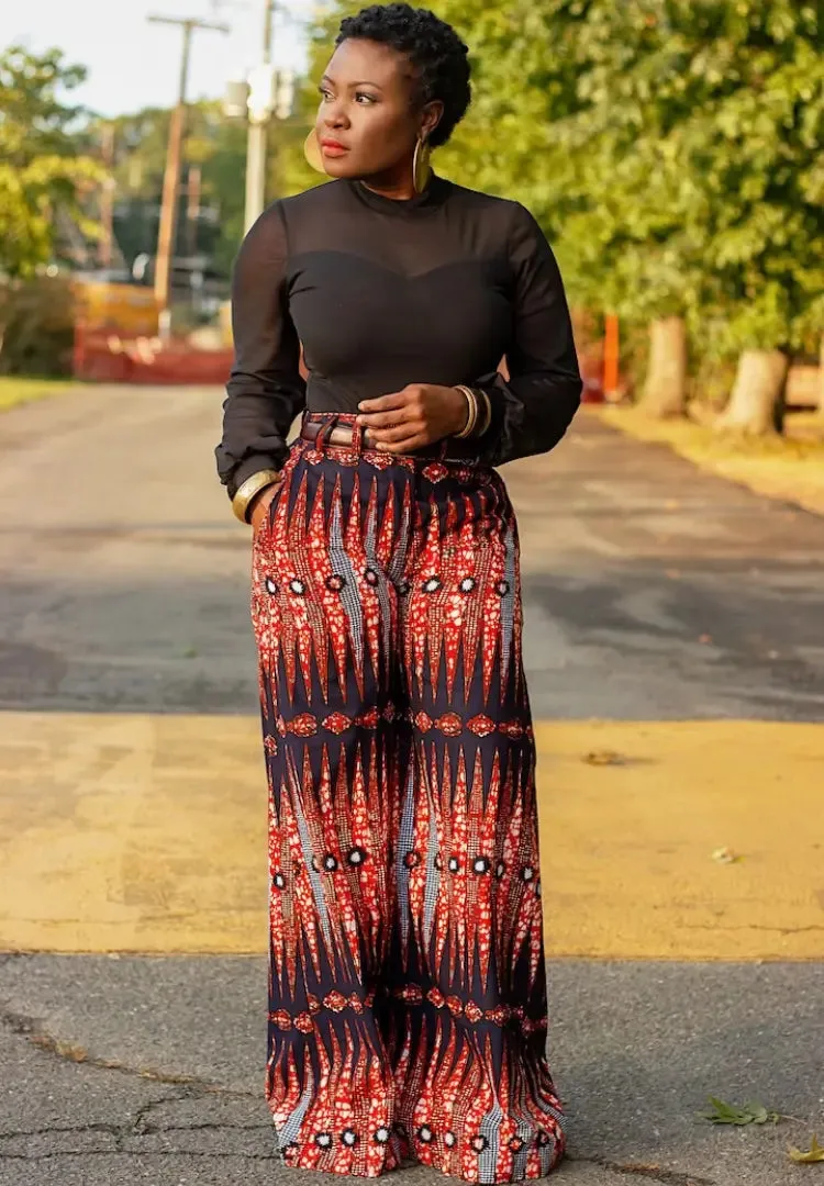 Pencil Ankara Wide leg | Pants